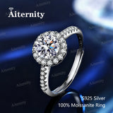 Moissanite Women's Ring Real 925 Sterling Silver D Color Shining Ring With Certificate Proposal Luxury Jewelry Gift