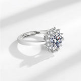 Moissanite Women's Ring Real 925 Sterling Silver D Color Shining Ring With Certificate Proposal Luxury Jewelry Gift