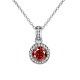 100% Moissanite Diamond Pendant Necklaces For Women 925 Sterling Silver Luxury Chain Trending Iced Bling Wedding Fine  Jewelry