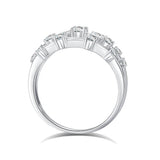 Moissanite Ring for Women 925 Sterling Silver Girls Jewelry Wedding Band Trendy Anniversary Gift Madam Fine Jewelry