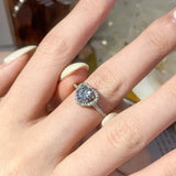 Moissanite Women's Ring Real 925 Sterling Silver D Color Shining Ring With Certificate Proposal Luxury Jewelry Gift